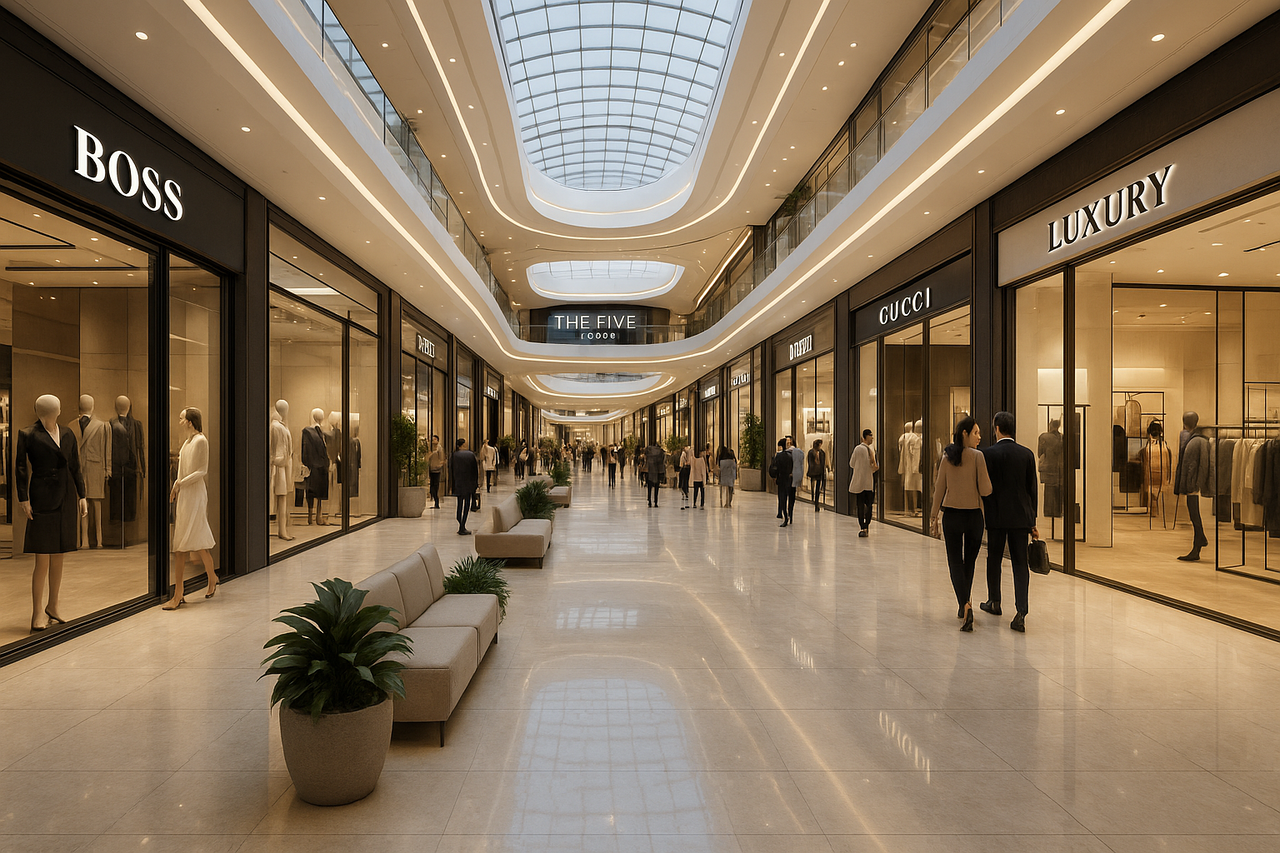 تفاصيل فاخرة في المناطق العامة ومسارات الحركة