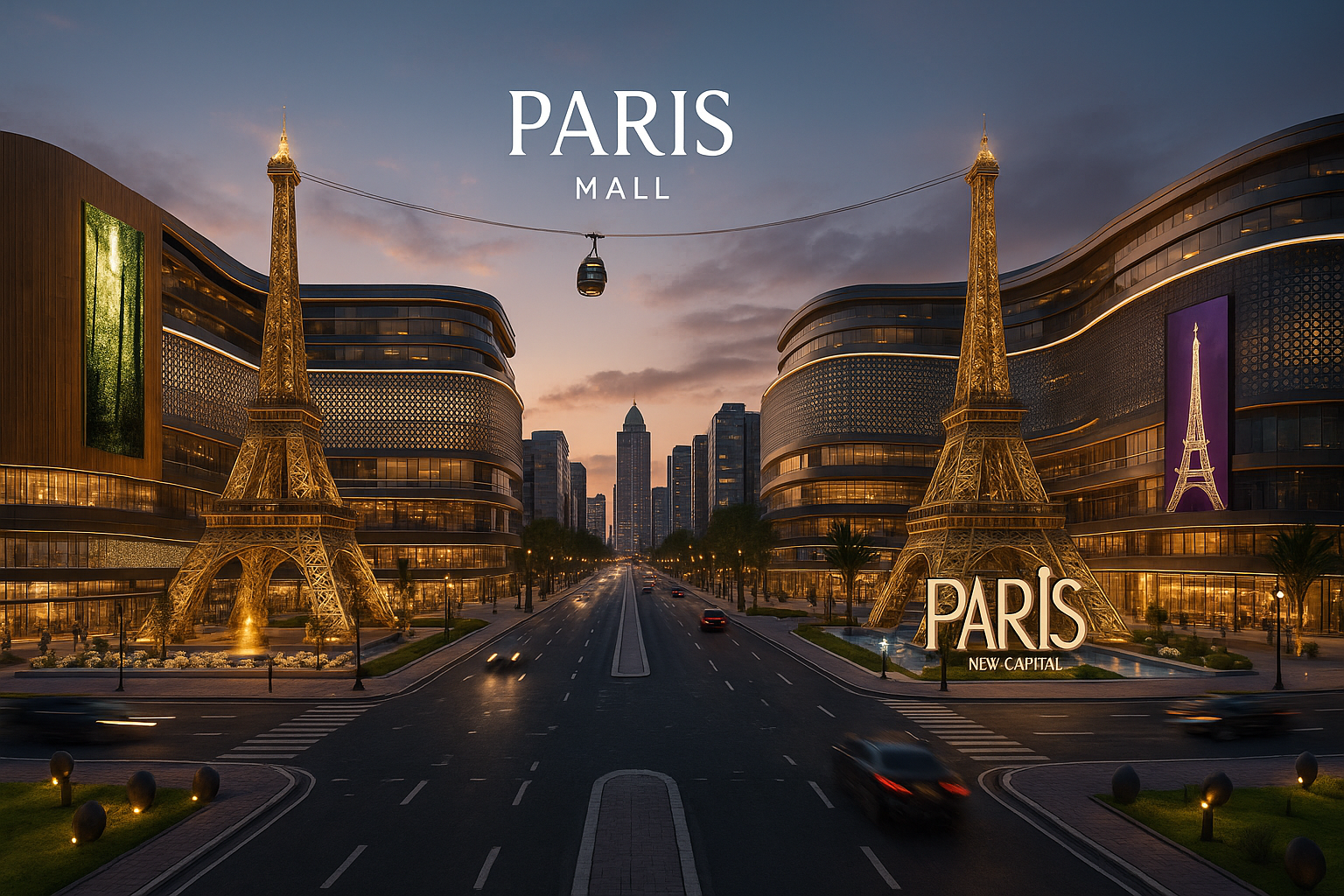واجهة باريس مول – العاصمة الإدارية
