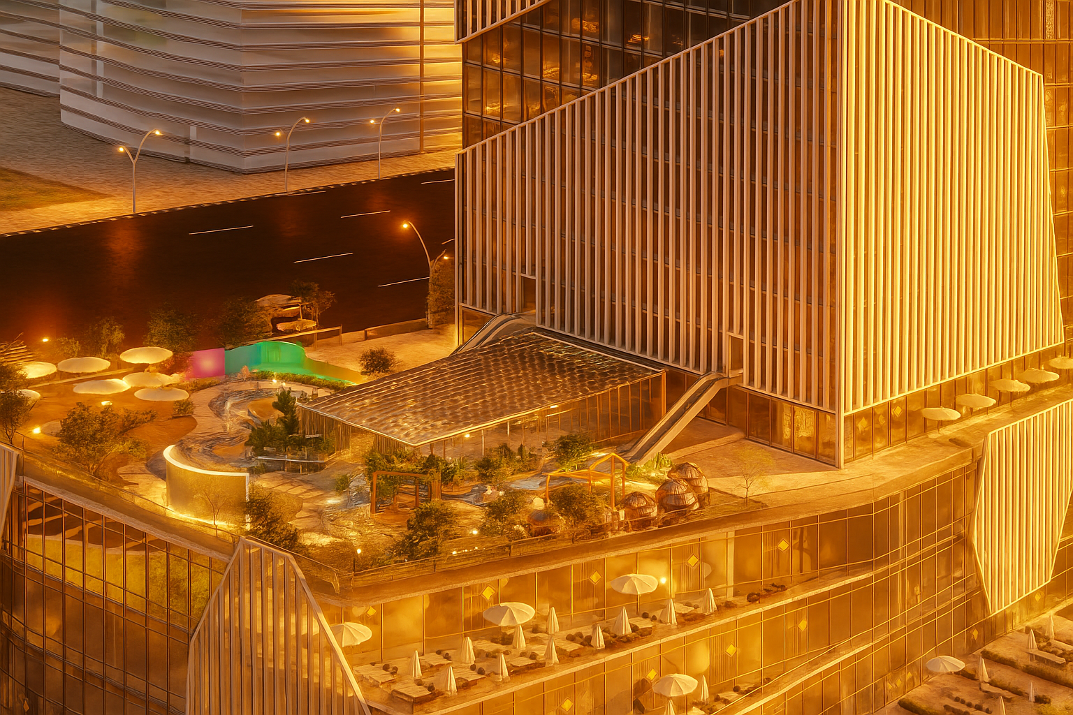 رووف بإطلالة بانورامية في تاج تاور العاصمة