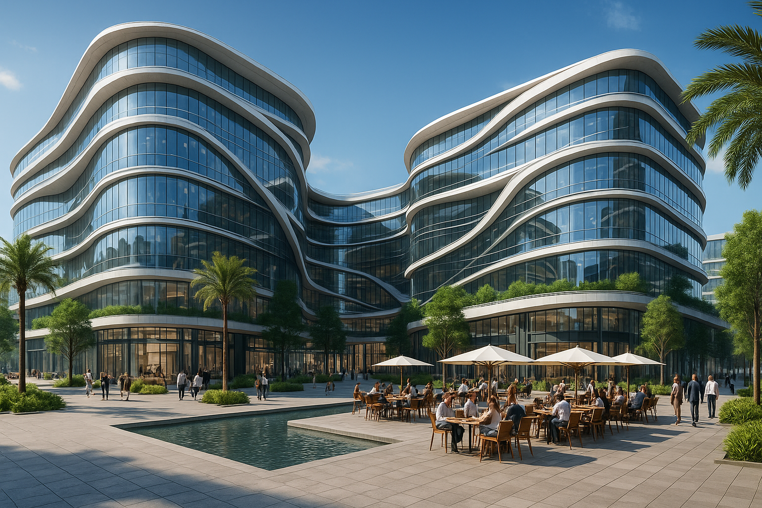 مشروع Zaha Business Complex في MU7