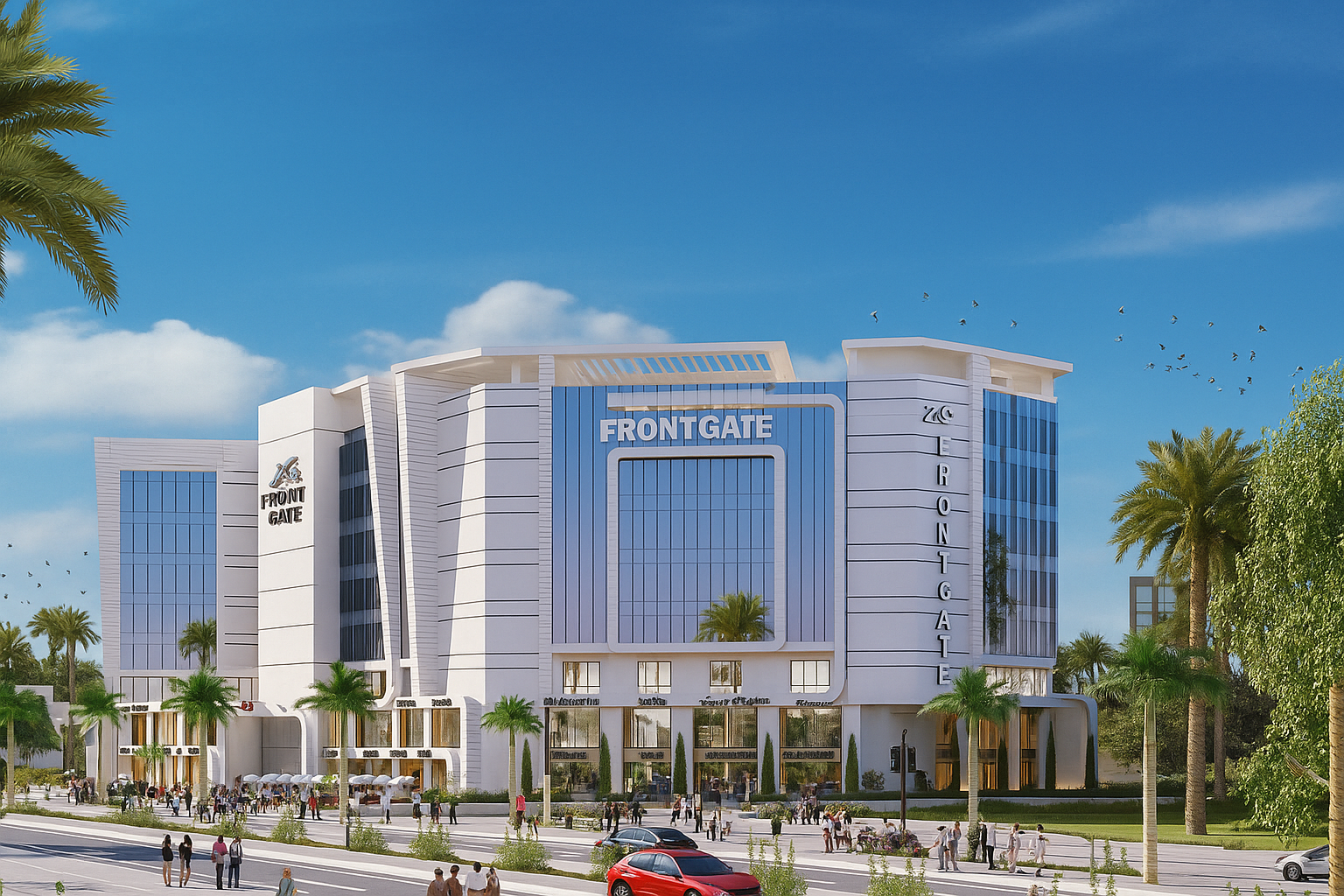 واجهة مول فرونت جيت MU23 بتصميم ثلاثي الأبعاد