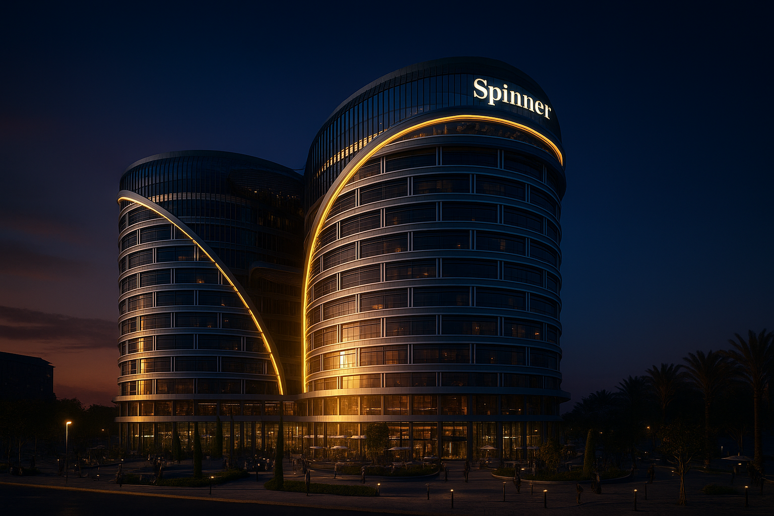 مشهد عمراني حديث بالقرب من مول سبينر