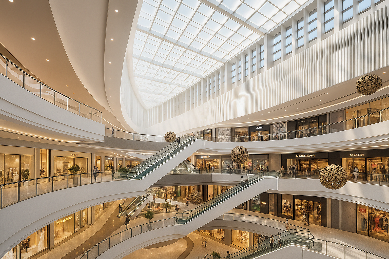 التصميم الداخلي لمول سبينر