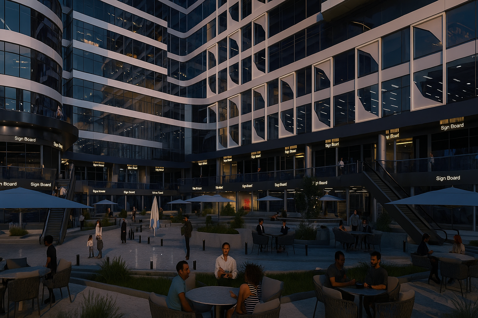 ساحة أمامية رحبة لمول سبينر