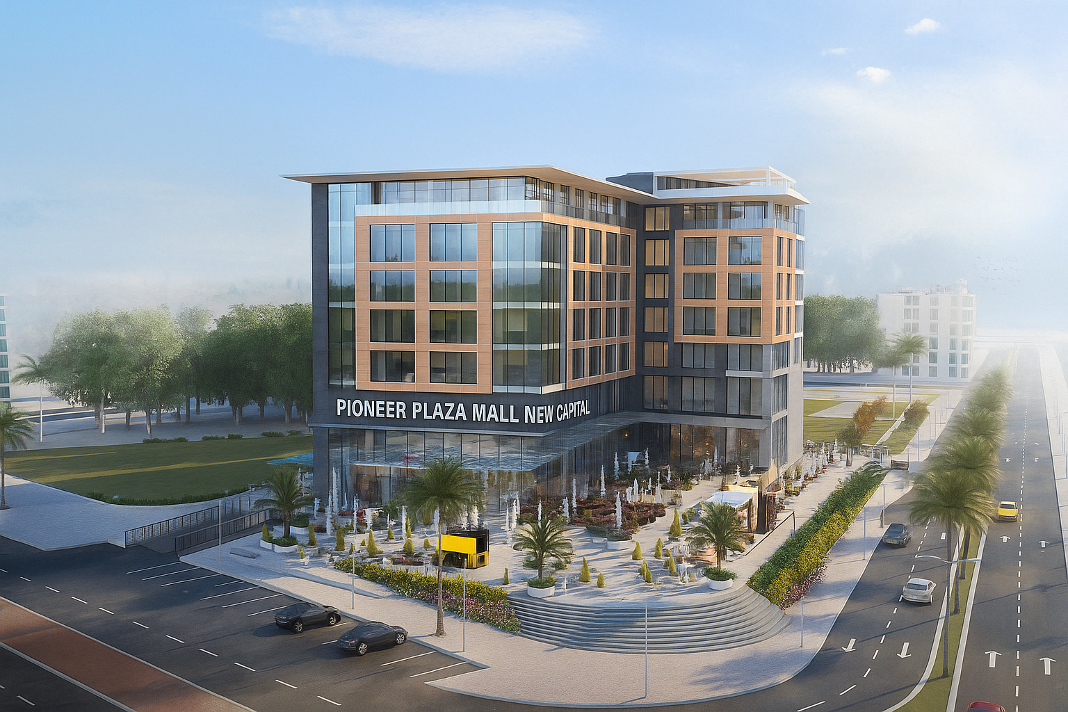 تصور داخلي يوضح توزيع الأنشطة بالمول