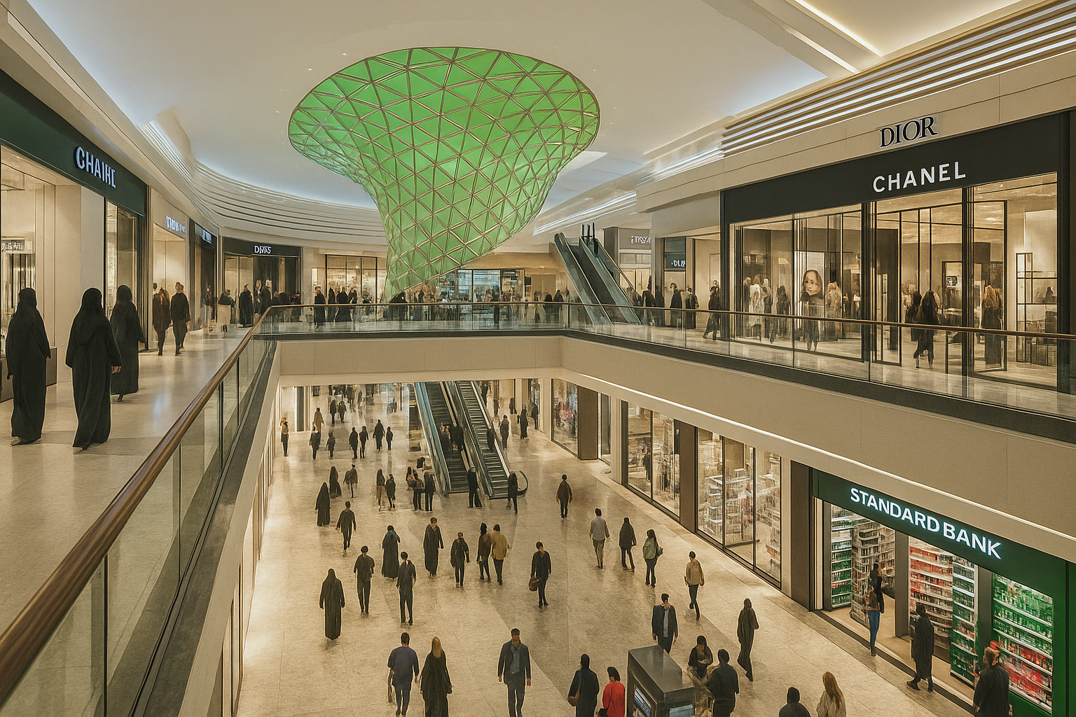 ممر تسوق فاخر داخل مول إيليت