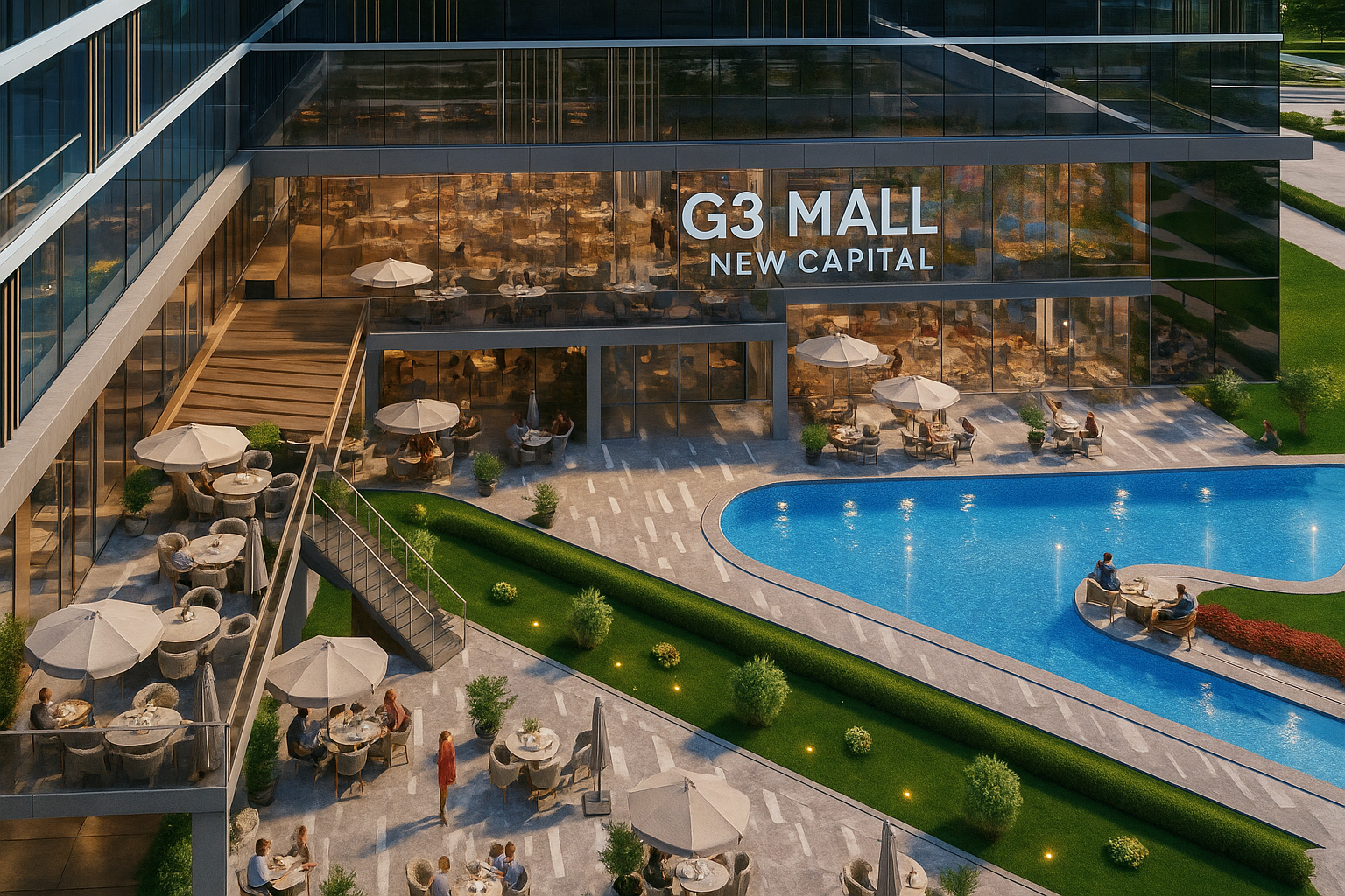 تراس داخلي فاخر